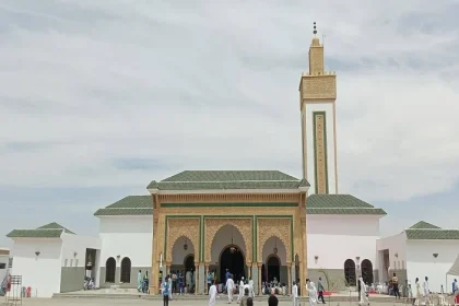 افتتاح مسجد محمد السادس بأنجامينا